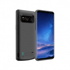 Husa Compatibila cu Samsung Galaxy S8 cu Baterie de 5000mAh Techsuit Power Pro Negru