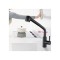Baterie bucatarie cu dus extratabil inox SUS304 negru HS004