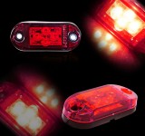 Cumpara ieftin Lampa Laterala gabarit LED cu 4 LED-uri SMD - Rosu, 12V