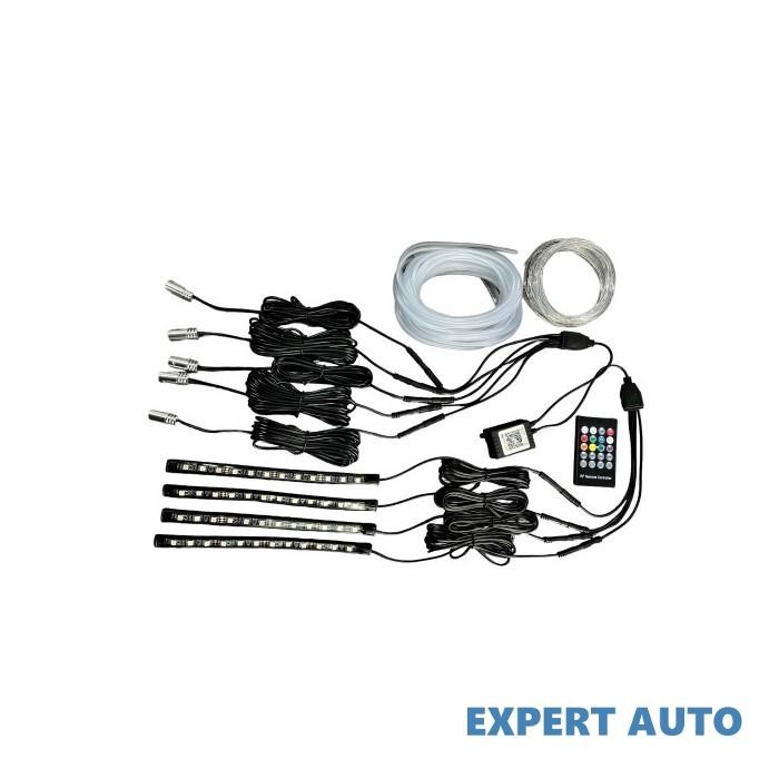 Kit fir neon led rgb + banda led rgb 22cm cu telecomanda rf. spt54arw 12v Alta marca Alt model #7