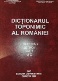 Gh. Bolocan - Dictionarul Toponimic al Romaniei - Oltenia vol. 7 U-Z (toponimie)
