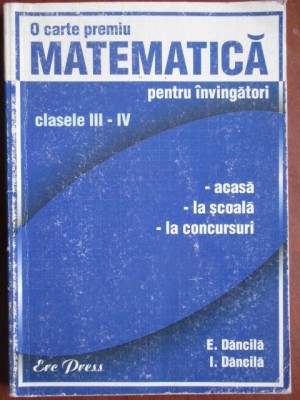 Matematica pentru invingatori clasele III-IV foto