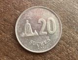 C50 - Moneda foarte veche - Ecuador - 20 sucres - 1988, America Centrala si de Sud