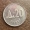C50 - Moneda foarte veche - Ecuador - 20 sucres - 1988