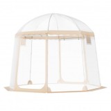 Pavilion Igloo 3 x 3 x 2.1 m, pereti transparenti detasabili, PVC, portabil, 10 kg, 4-8 persoane, Oem