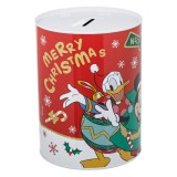 Pusculiță metalică Mickey și prietenii de Crăciun pentru economisire, CMCLASS