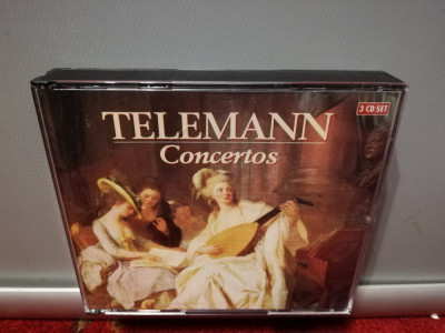 Telemann - Concertos - 3cd Box Set (1986/Decca/Germany) - CD ORIGINAL/Nou foto