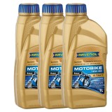 Pachet 3 litri ulei Ravenol Motobike 4T Ester 10W60