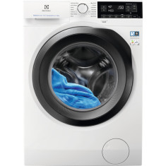 Masina de spalat rufe Electrolux EW7FN348PS, 8 kg, 1400 rpm, Clasa A, Motor Inverter cu MagnetPermanent, Display LED touch control, TimeManager (Eco),