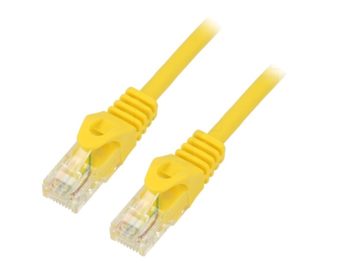 Patch Cord U/UTP Cat6 Galben 5m Cablexpert