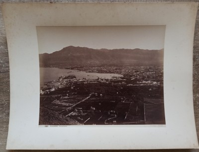 Palermo, panorama// fotografie sec. XIX, Giorgio Sommer Napoli foto
