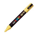 Marker UNI PC-5M Posca, 1.8-2.5 mm,varf mediu,galben pai