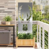 vidaXL Ecran de intimitate pentru grădină Argintiu 50 x 140 cm 876333