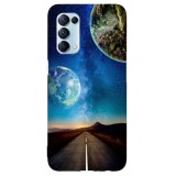 Husa compatibila cu Oppo A74 5G model Milkway Road, Silicon, TPU, Viceversa, Transparent, Carcasa