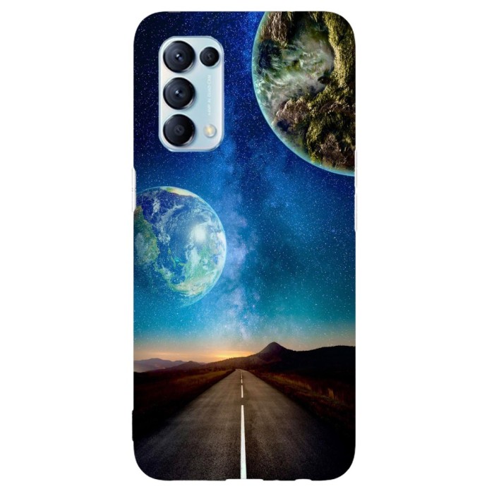 Husa compatibila cu Oppo A54 5G model Milkway Road, Silicon, TPU, Viceversa