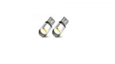 Set 2 Becuri Led T10 w5w Canbus Cob - lumina alba