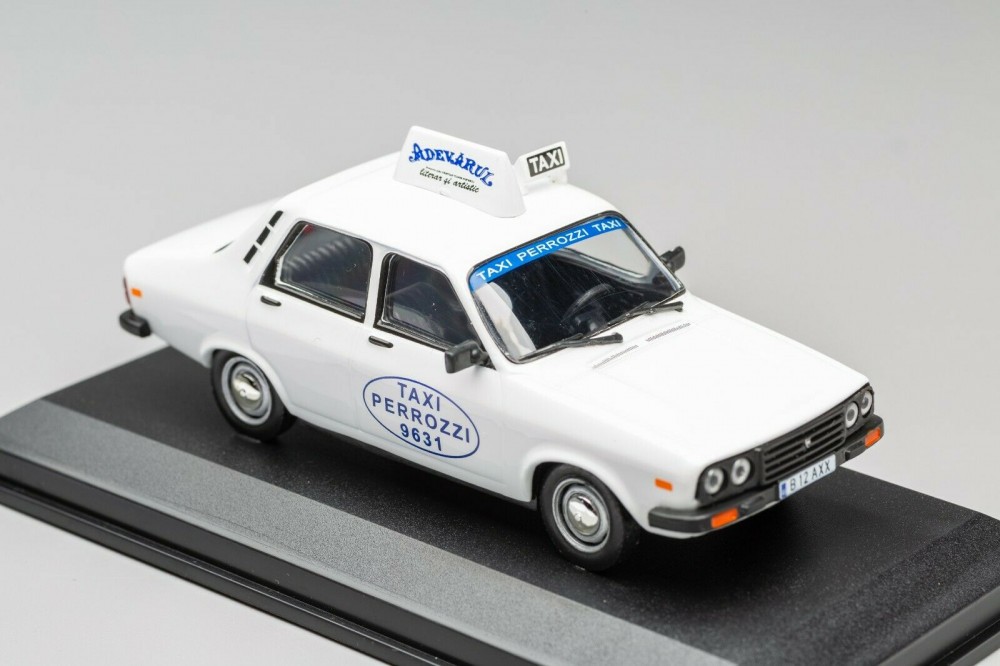 Miniature IXO Dacia 1300 Taxi Bucarest 1980 - Échelle 1/43 - Neuf En Boîte D'origine