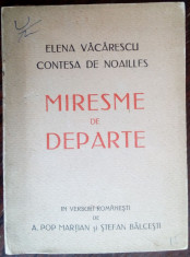 ELENA VACARESCU+CONTESA DE NOAILLES: MIRESME DE DEPARTE(POP MARTIAN/ST.BALCESTI) foto