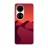 Husa compatibila cu Huawei Nova Y70 model Red Dunes, Silicon, TPU, Viceversa, Transparent, Carcasa