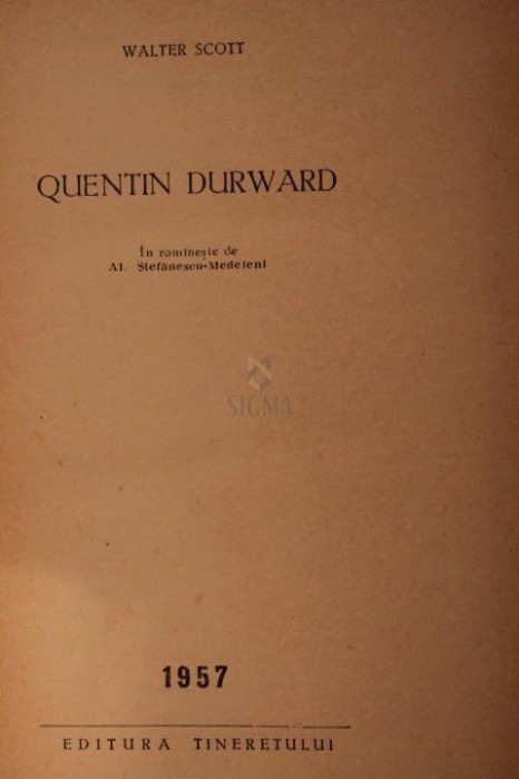 QUENTIN DURWARD