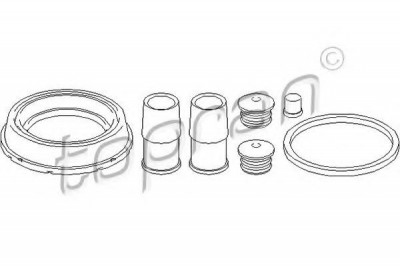 Set garnituri, Etrier frana OPEL ASTRA H (L48) (2004 - 2016) TOPRAN 207 694 foto