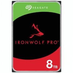 HDD NAS SEAGATE IronWolf Pro 8TB CMR 3.5&quot;, 256MB, SATA 6Gbps, 7200RPM, RV Sensors, Rescue Data Recovery Services 3 ani, TBW: 550TB, &quot;ST8000NT001&quot;