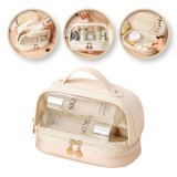 Cumpara ieftin Geanta Cosmetice, Organizator Cosmetice cu 2 Compartimente
