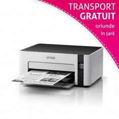 Imprimanta inkjet monocrom EcoTank Epson M1120, USB Wi-Fi, A4, sistem CISS foto