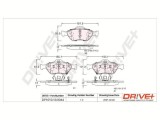 Dr!ve+ DP1010.10.0044 set placute frana,frana disc