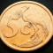 Moneda 5 CENTI - AFRICA de SUD, anul 2011 * cod 965 = AFURIKA TSHIPEMBE
