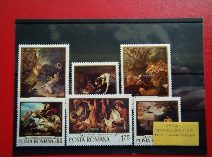 1970 - REPRODUCERI DE ARTA - VANATOAREA