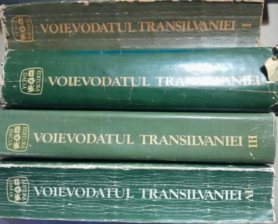 Stefan Pascu Voievodatul Transilvaniei vol 1, 2, 3, 4 foto
