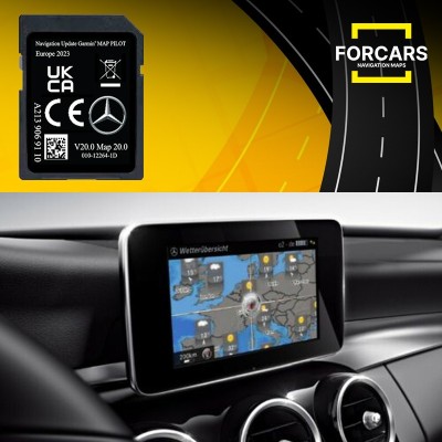 SD Card navigație Mercedes-Benz C-Class W205 Garmin MAP PILOT Europa și Rom&amp;acirc;nia 2025 foto