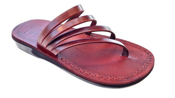 Sandale Spirala tip Papuc Unisex Maro Piele Naturala