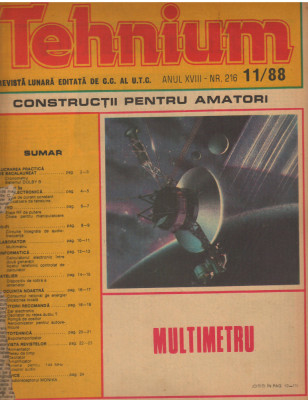 C10388 - REVISTA TEHNIUM, 11 1988 foto