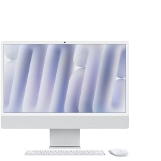 Sistem Desktop PC iMac 24 cu procesor Apple M4, 8 nuclee CPU and 8 nuclee GPU, 24, Retina 4.5K, 16GB, 512GB SSD, Silver