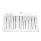 Set de 5 unități: Bit de diamant pentru cuticule, con rotunjit, br&acirc;u albastru 850/016B