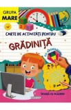 Carte de activitati pentru gradinita, cu abtibilduri. Grupa mare
