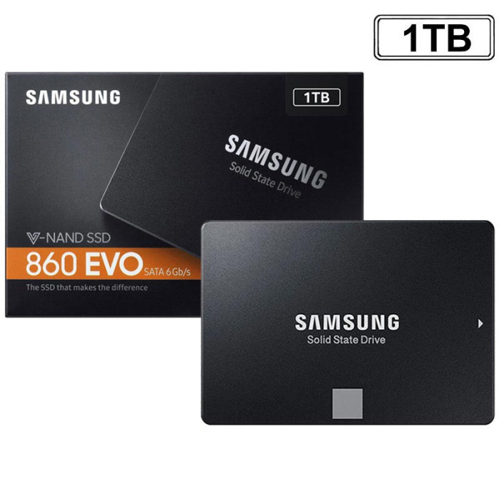 Solid state drive (SSD) Samsung 860 EVO, 1TB, 2.5 inch, SATA III