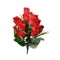 Buchet decorativ artificial, Trandafiri, 40 cm, Rosu, ATU-083110