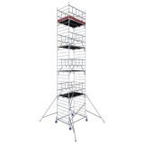 Schela mobila KRAUSE Protec XXL, 1.2 x 2m, aluminiu, inaltime lucru 10.3m, inaltime podest 8.3m