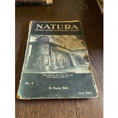 Revista Natura Nr. 3 15 martie 1940 Anul XXIX