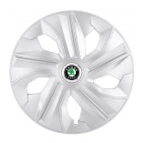Cumpara ieftin Set 4 Capace Roti Skoda, model Luna Gray, R14, Autohelix MSA