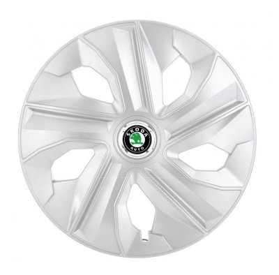 Set 4 Capace Roti Skoda, model Luna Gray, R14 foto