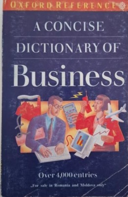 A Concise Dictonary of Business foto
