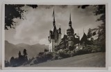 ROMANIA , RESEDINTA REGALA DE VARA ( CASTELUL PELES ) , CARTE POSTALA ILUSTRATA , INTERBELICA
