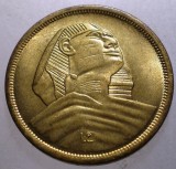 J.091 EGIPT EGYPT 10 MILLIEMES 1958 XF/AUNC