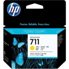 Tri-Pack Original HP Yellow nr.711 pentru DesignJet T120|T520 "CZ136A"