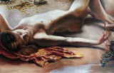 Tablou Nud femeie, Pictura peisaj marin, Pictura ulei inramata Galerie arta