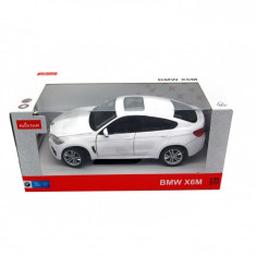 Masinuta Metalica BMW X6M Alb, Scara 1:24